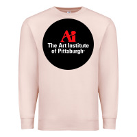 Pale Pink Art Institute of Pittsburgh Premium Sweatshirt - linhVisuals