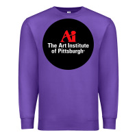 Purple Art Institute of Pittsburgh Premium Sweatshirt - linhVisuals