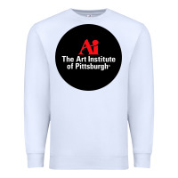 White Art Institute of Pittsburgh Premium Sweatshirt - linhVisuals