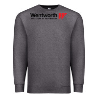Charcoal Heather wentworth institute of technology Premium Sweatshirt - linhVisuals