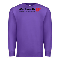 Purple wentworth institute of technology Premium Sweatshirt - linhVisuals