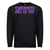 Black new york university nyu Premium Sweatshirt - linhVisuals