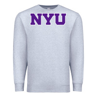 Heather Grey new york university nyu Premium Sweatshirt - linhVisuals