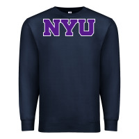 Navy new york university nyu Premium Sweatshirt - linhVisuals