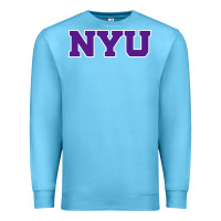 Ocean Blue new york university nyu Premium Sweatshirt - linhVisuals