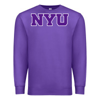 Purple new york university nyu Premium Sweatshirt - linhVisuals
