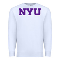White new york university nyu Premium Sweatshirt - linhVisuals