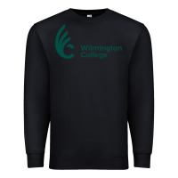Black wilmington college Premium Sweatshirt - linhVisuals