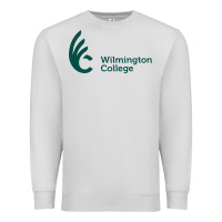 Dove Grey wilmington college Premium Sweatshirt - linhVisuals