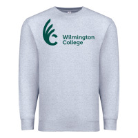 Heather Grey wilmington college Premium Sweatshirt - linhVisuals