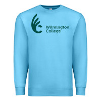 Ocean Blue wilmington college Premium Sweatshirt - linhVisuals