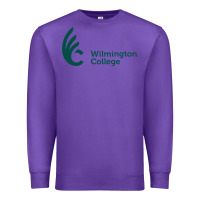 Purple wilmington college Premium Sweatshirt - linhVisuals