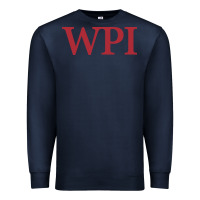 Navy worcester polytechnic institute Premium Sweatshirt - linhVisuals