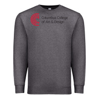 Charcoal Heather columbus college of art and design Premium Sweatshirt - linhVisuals
