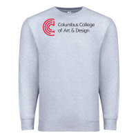 Heather Grey columbus college of art and design Premium Sweatshirt - linhVisuals