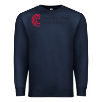 Navy columbus college of art and design Premium Sweatshirt - linhVisuals