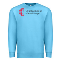 Ocean Blue columbus college of art and design Premium Sweatshirt - linhVisuals