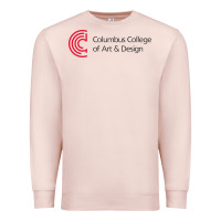 Pale Pink columbus college of art and design Premium Sweatshirt - linhVisuals