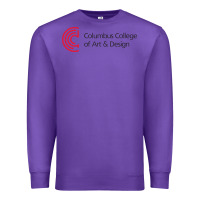 Purple columbus college of art and design Premium Sweatshirt - linhVisuals