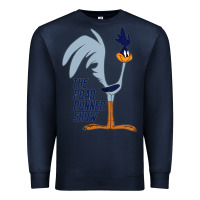 Navy The Road Runner Show Premium Sweatshirt - linhVisuals