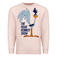 Pale Pink The Road Runner Show Premium Sweatshirt - linhVisuals