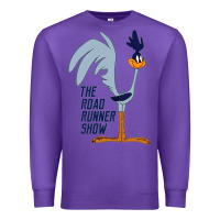 Purple The Road Runner Show Premium Sweatshirt - linhVisuals