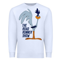 White The Road Runner Show Premium Sweatshirt - linhVisuals