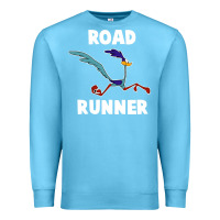 Ocean Blue Road Runner Beep Beep Premium Sweatshirt - linhVisuals