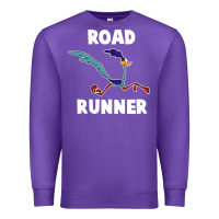 Purple Road Runner Beep Beep Premium Sweatshirt - linhVisuals