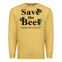 Antique Gold save the bees   tyler the creator Premium Sweatshirt - linhVisuals