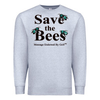 Heather Grey save the bees   tyler the creator Premium Sweatshirt - linhVisuals