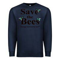 Navy save the bees   tyler the creator Premium Sweatshirt - linhVisuals