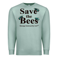 Seafoam save the bees   tyler the creator Premium Sweatshirt - linhVisuals