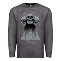 Charcoal Heather hunt showdown anniversary three of skulls black t shirt Premium Sweatshirt - linhVisuals