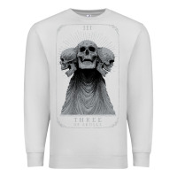 Dove Grey hunt showdown anniversary three of skulls black t shirt Premium Sweatshirt - linhVisuals