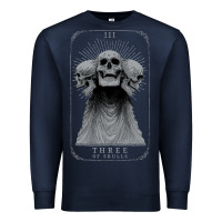 Navy hunt showdown anniversary three of skulls black t shirt Premium Sweatshirt - linhVisuals