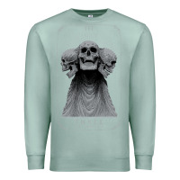 Seafoam hunt showdown anniversary three of skulls black t shirt Premium Sweatshirt - linhVisuals