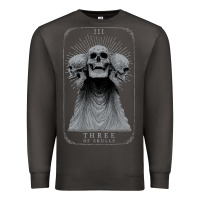 Smoke hunt showdown anniversary three of skulls black t shirt Premium Sweatshirt - linhVisuals
