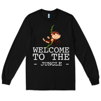 Black Welcome To The Jungle Long Sleeve Tee - Bettercallsaul