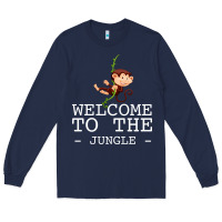 Navy Welcome To The Jungle Long Sleeve Tee - Bettercallsaul