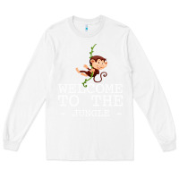 White Welcome To The Jungle Long Sleeve Tee - Bettercallsaul