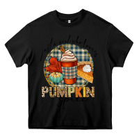 Black just a girl who loves pumpkin spice Heavy Core Tee - CowGirlArtShop