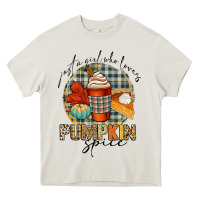 Just A Girl Who Loves Pumpkin Spice Heavy Core Tee | Teevron