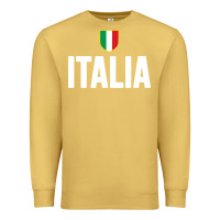 Antique Gold italia soccer jersey Premium Sweatshirt - linhVisuals