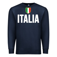 Navy italia soccer jersey Premium Sweatshirt - linhVisuals
