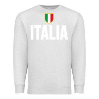 Oatmeal Heather italia soccer jersey Premium Sweatshirt - linhVisuals