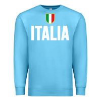 Ocean Blue italia soccer jersey Premium Sweatshirt - linhVisuals