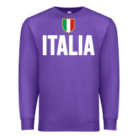 Purple italia soccer jersey Premium Sweatshirt - linhVisuals