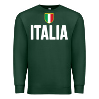 Sports Green italia soccer jersey Premium Sweatshirt - linhVisuals