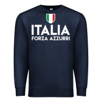 Navy italia soccer jersey Premium Sweatshirt - linhVisuals